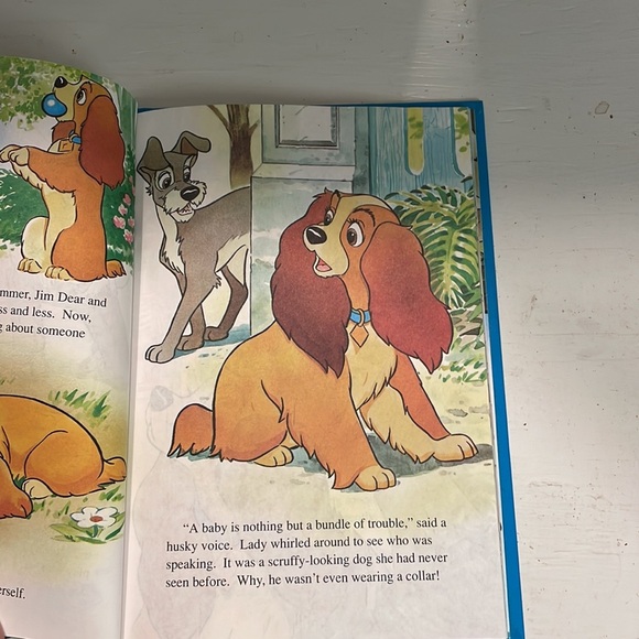 Vintage 1994 Walt Disney’s Wonderful World of Reading Lady and the Tramp book - Picture 6 of 9